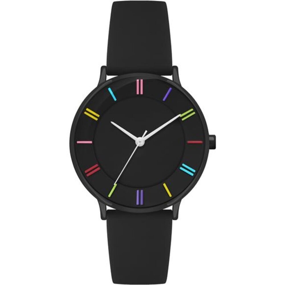 Rainbow Watch Silicone Band Sport Waterproof Wrist Watch